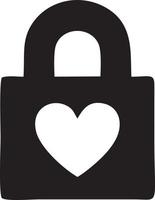 Lock security icon symbol vector image. Illustration of the key secure access system vector design. EPS 10
