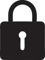 Lock security icon symbol vector image. Illustration of the key secure access system vector design. EPS 10