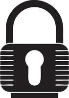 Lock security icon symbol vector image. Illustration of the key secure access system vector design. EPS 10