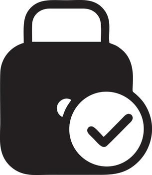 Lock security icon symbol vector image. Illustration of the key secure access system vector design. EPS 10