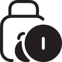 Lock security icon symbol vector image. Illustration of the key secure access system vector design. EPS 10