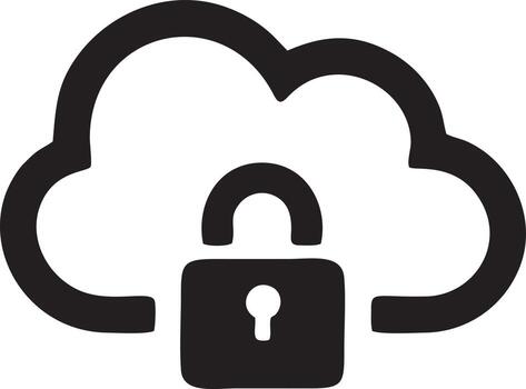 Lock security icon symbol vector image. Illustration of the key secure access system vector design. EPS 10