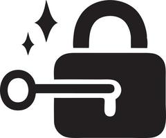 Lock security icon symbol vector image. Illustration of the key secure access system vector design. EPS 10