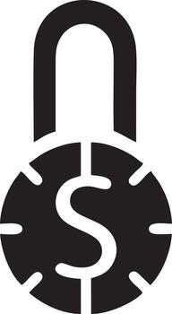 Lock security icon symbol vector image. Illustration of the key secure access system vector design. EPS 10