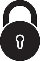 Lock security icon symbol vector image. Illustration of the key secure access system vector design. EPS 10