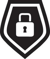 Lock security icon symbol vector image. Illustration of the key secure access system vector design. EPS 10