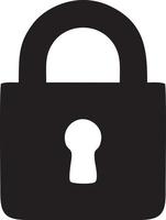 Lock security icon symbol vector image. Illustration of the key secure access system vector design. EPS 10