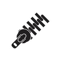 zipper icon logo,illustration template design vector