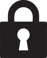 Lock security icon symbol vector image. Illustration of the key secure access system vector design. EPS 10