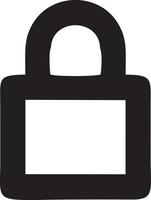 Lock security icon symbol vector image. Illustration of the key secure access system vector design. EPS 10