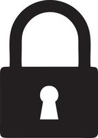 Lock security icon symbol vector image. Illustration of the key secure access system vector design. EPS 10