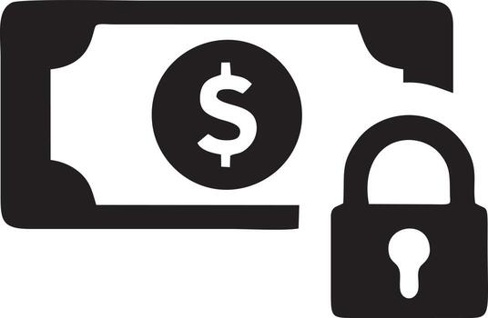 Lock security icon symbol vector image. Illustration of the key secure access system vector design. EPS 10