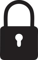 Lock security icon symbol vector image. Illustration of the key secure access system vector design. EPS 10