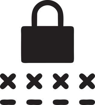 Lock security icon symbol vector image. Illustration of the key secure access system vector design. EPS 10