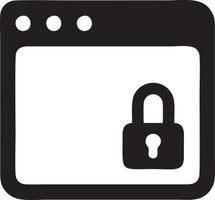 Lock security icon symbol vector image. Illustration of the key secure access system vector design. EPS 10