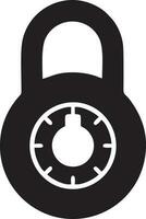 Lock security icon symbol vector image. Illustration of the key secure access system vector design. EPS 10