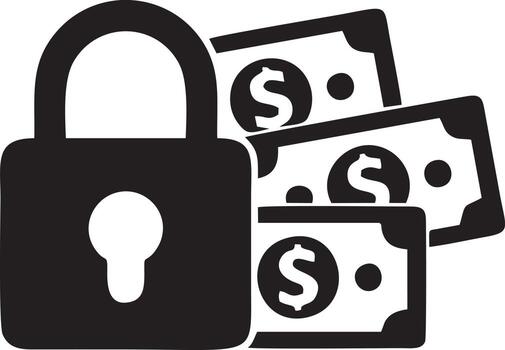 Lock security icon symbol vector image. Illustration of the key secure access system vector design. EPS 10