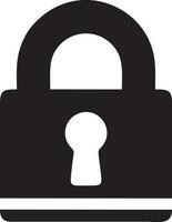 Lock security icon symbol vector image. Illustration of the key secure access system vector design. EPS 10