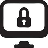 Lock security icon symbol vector image. Illustration of the key secure access system vector design. EPS 10