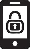 Lock security icon symbol vector image. Illustration of the key secure access system vector design. EPS 10