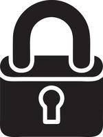 Lock security icon symbol vector image. Illustration of the key secure access system vector design. EPS 10