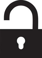 Lock security icon symbol vector image. Illustration of the key secure access system vector design. EPS 10