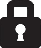 Lock security icon symbol vector image. Illustration of the key secure access system vector design. EPS 10