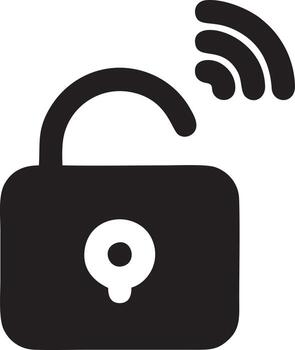 Lock security icon symbol vector image. Illustration of the key secure access system vector design. EPS 10