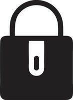 Lock security icon symbol vector image. Illustration of the key secure access system vector design. EPS 10