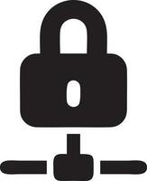 Lock security icon symbol vector image. Illustration of the key secure access system vector design. EPS 10