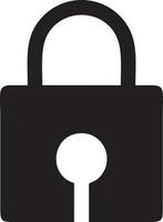 Lock security icon symbol vector image. Illustration of the key secure access system vector design. EPS 10