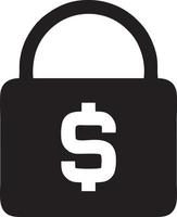 Lock security icon symbol vector image. Illustration of the key secure access system vector design. EPS 10