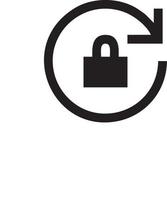 Lock security icon symbol vector image. Illustration of the key secure access system vector design. EPS 10