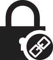 Lock security icon symbol vector image. Illustration of the key secure access system vector design. EPS 10