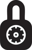 Lock security icon symbol vector image. Illustration of the key secure access system vector design. EPS 10