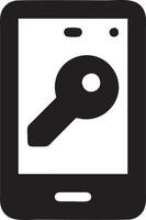 Lock security icon symbol vector image. Illustration of the key secure access system vector design. EPS 10