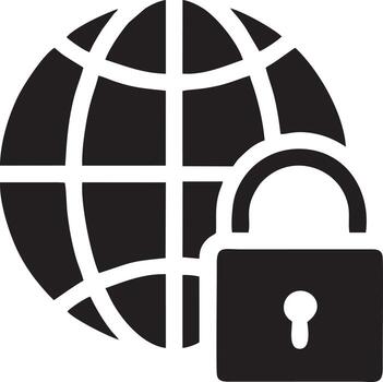 Lock security icon symbol vector image. Illustration of the key secure access system vector design. EPS 10