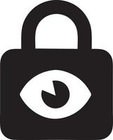 Lock security icon symbol vector image. Illustration of the key secure access system vector design. EPS 10