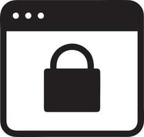 Lock security icon symbol vector image. Illustration of the key secure access system vector design. EPS 10