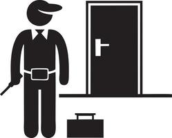 Lock security icon symbol vector image. Illustration of the key secure access system vector design. EPS 10