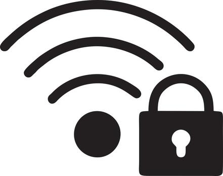 Lock security icon symbol vector image. Illustration of the key secure access system vector design. EPS 10