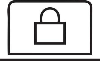 Lock security icon symbol vector image. Illustration of the key secure access system vector design. EPS 10