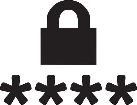 Lock security icon symbol vector image. Illustration of the key secure access system vector design. EPS 10