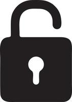 Lock security icon symbol vector image. Illustration of the key secure access system vector design. EPS 10