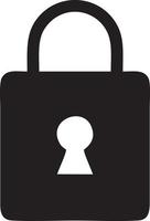 Lock security icon symbol vector image. Illustration of the key secure access system vector design. EPS 10