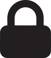 Lock security icon symbol vector image. Illustration of the key secure access system vector design. EPS 10