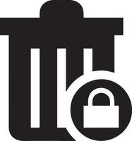 Lock security icon symbol vector image. Illustration of the key secure access system vector design. EPS 10