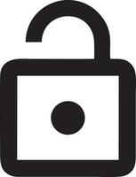 Lock security icon symbol vector image. Illustration of the key secure access system vector design. EPS 10