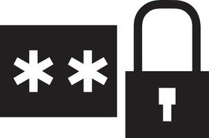 Lock security icon symbol vector image. Illustration of the key secure access system vector design. EPS 10