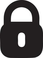 Lock security icon symbol vector image. Illustration of the key secure access system vector design. EPS 10